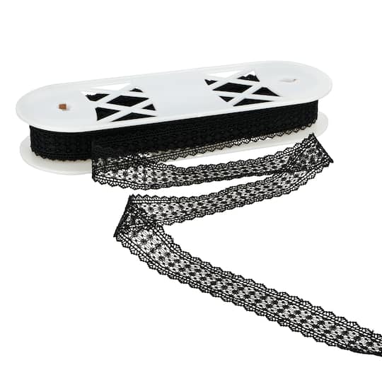 1.1" Black Lace Trim by Celebrate It®